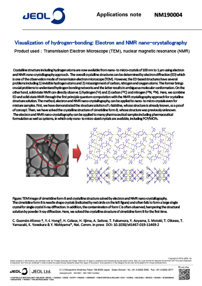Visualization Of Hydrogen-Bonding Electron And NMR Nano-Crystallography